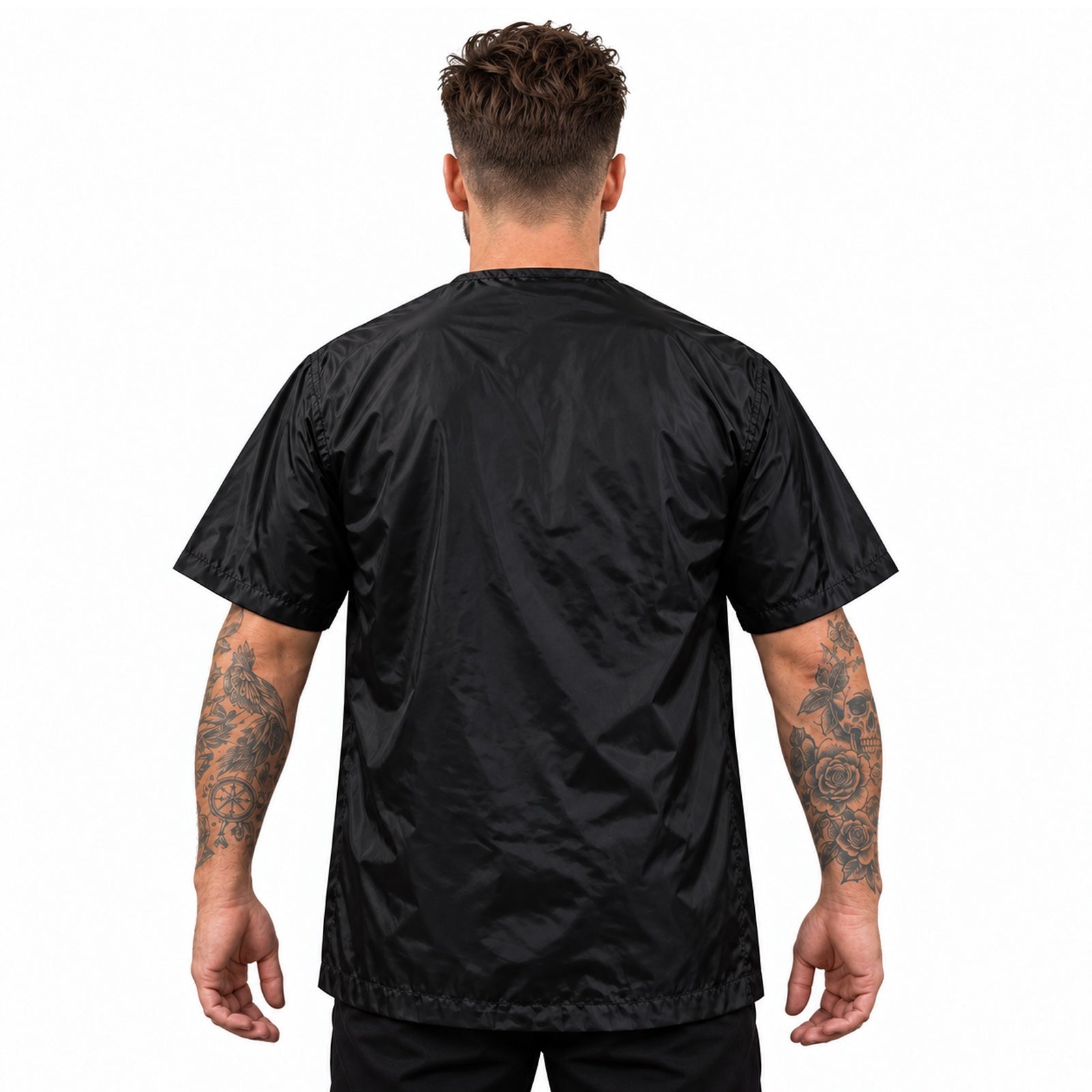 Gencuts Barber Jacket Black for Men and Women | Barber Smock