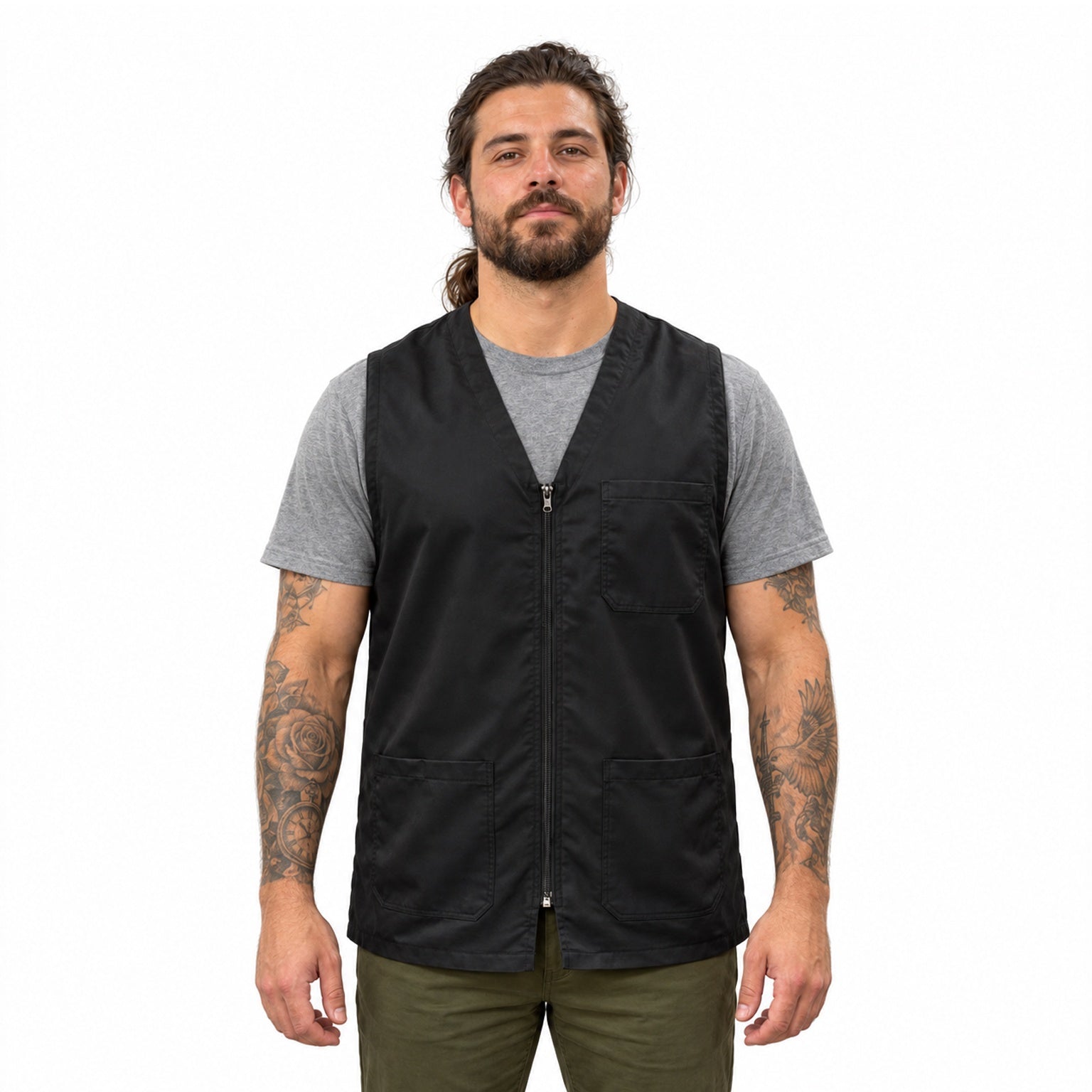 Gencuts Barber Vest Barber Jacket Men Women
