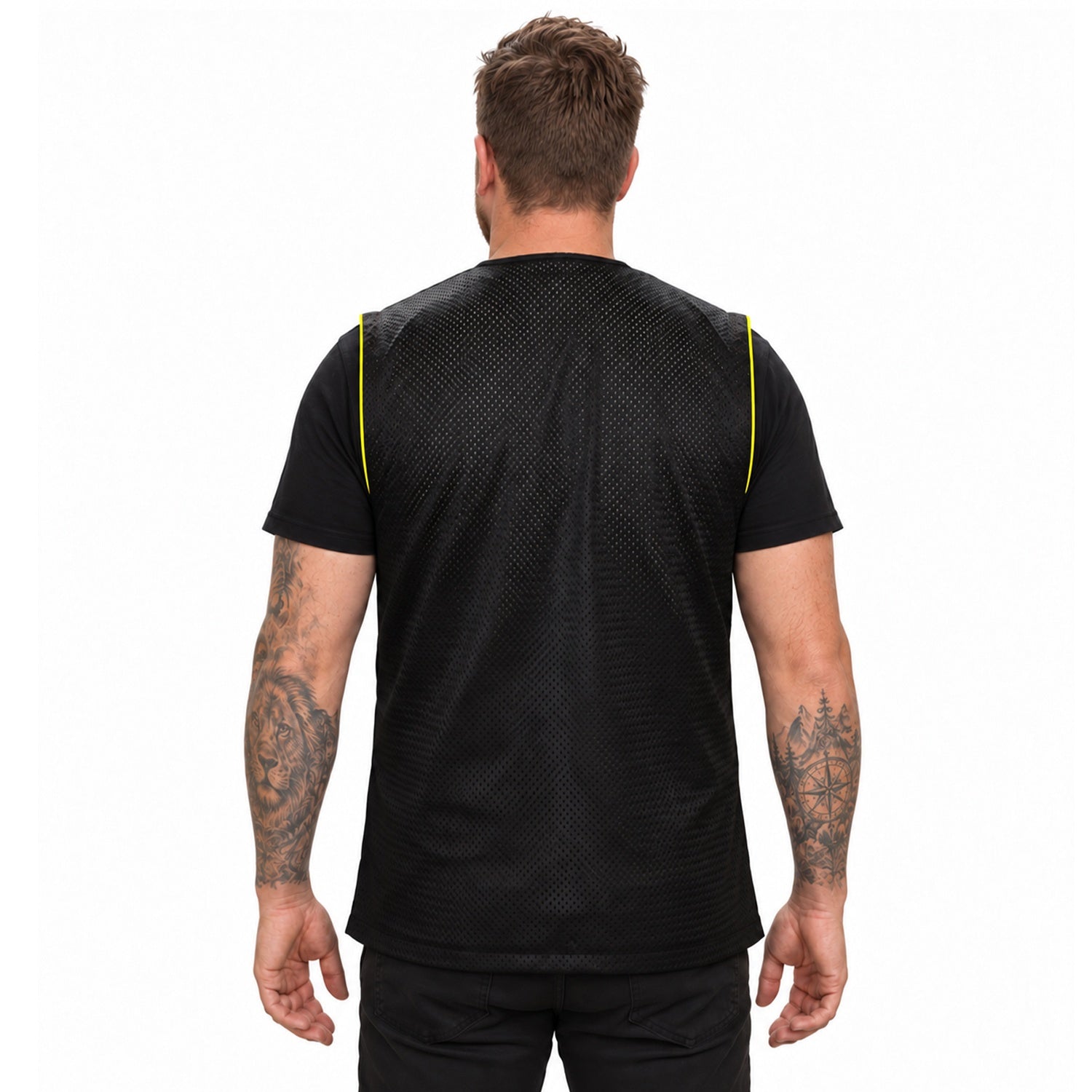 Gencuts Barber Jacket – Black Barber Vest Men