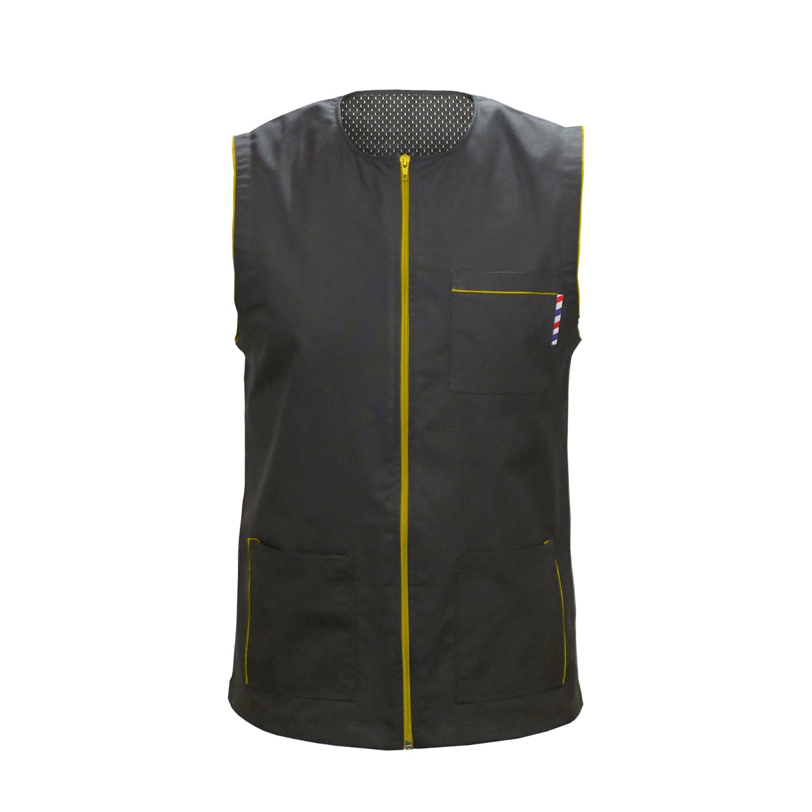 Gencuts Barber Jacket – Black Barber Vest Men