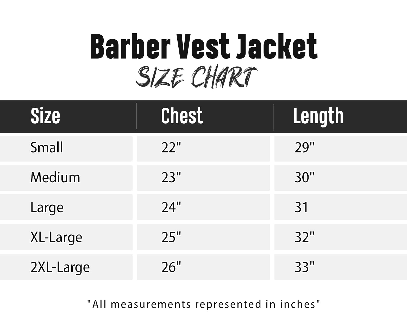Gencuts Barber Jacket & Vest for Men and Women – Hairdresser Smock for Barbershop