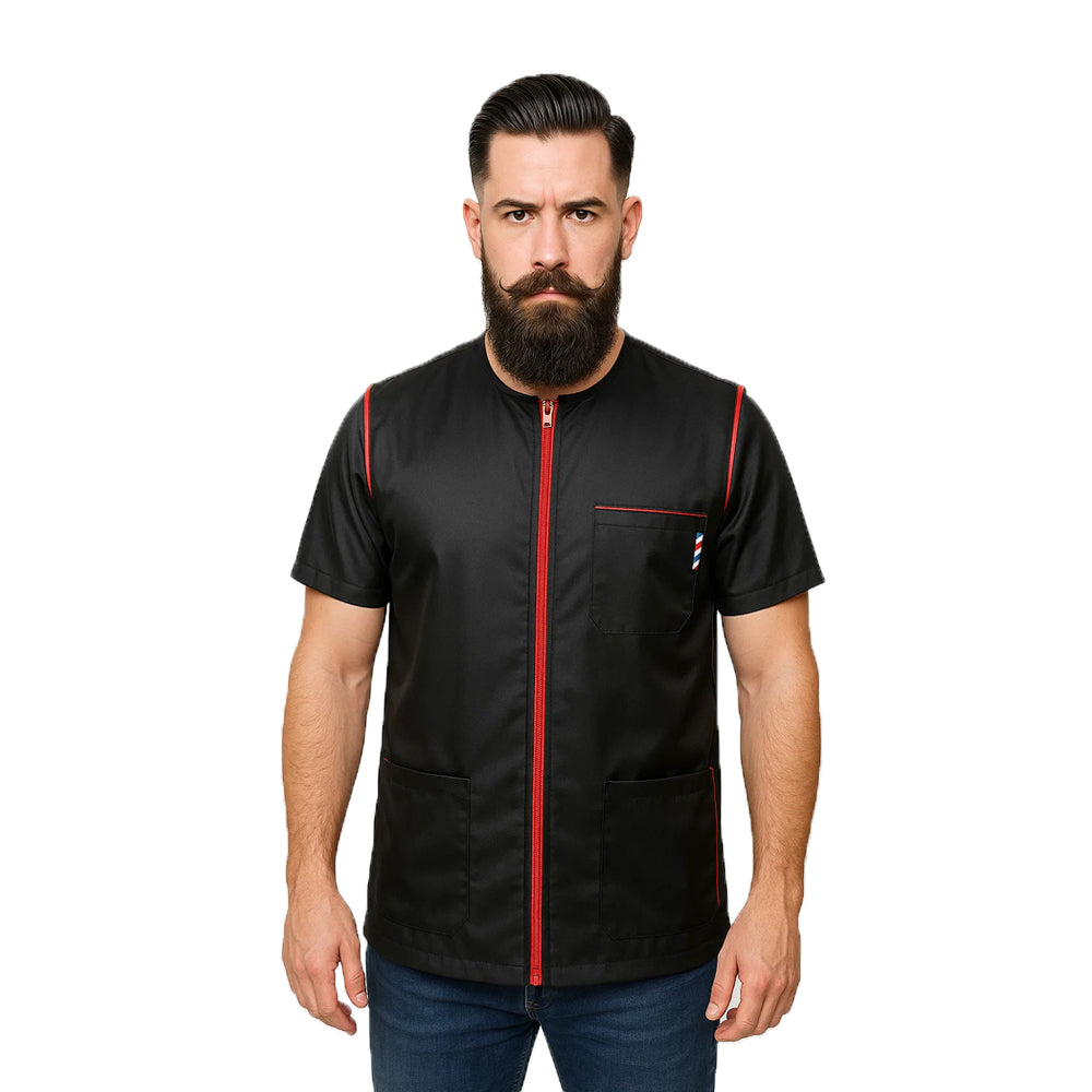 Gencuts Barber Jacket & Vest for Men and Women – Hairdresser Smock for Barbershop