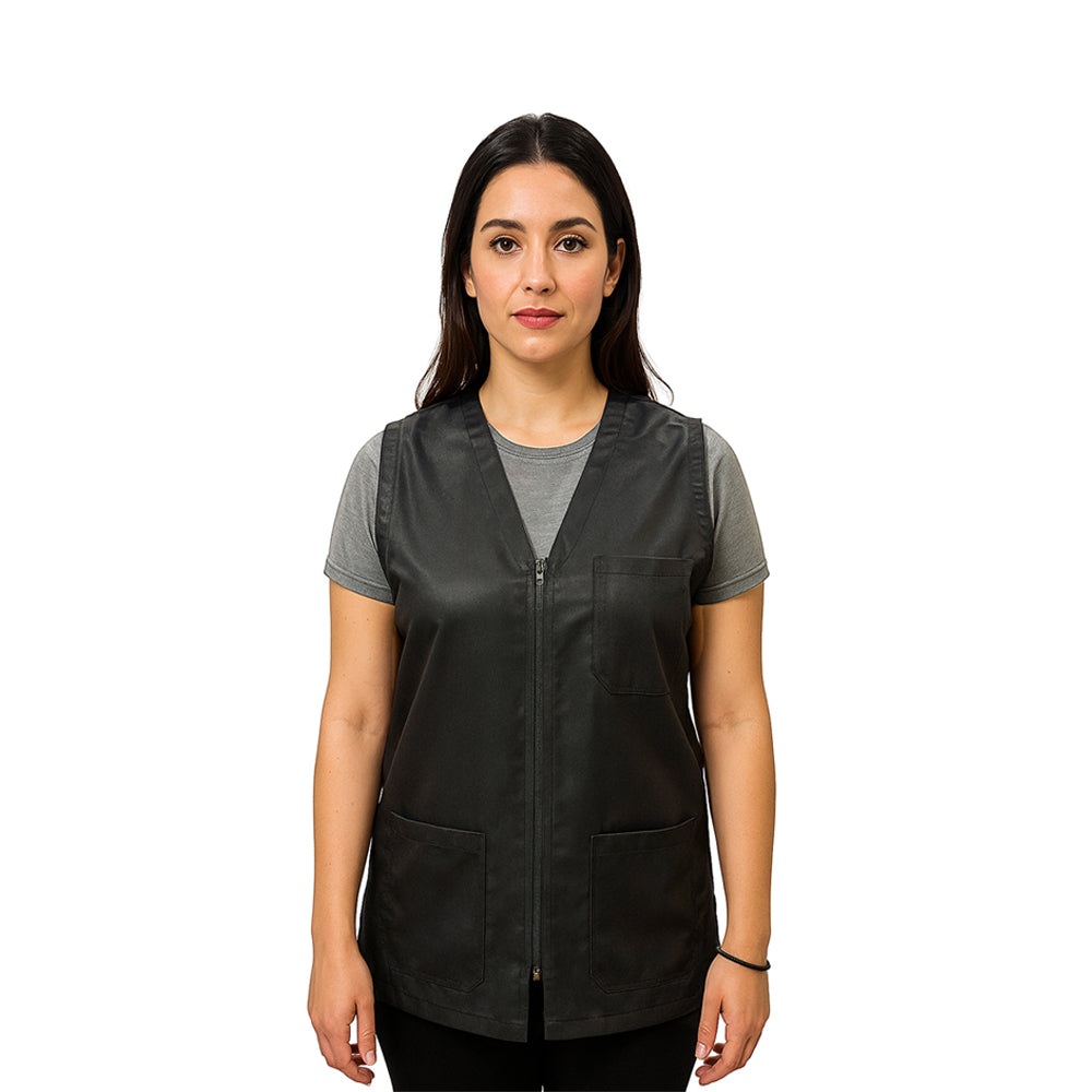 Gencuts Barber Jacket & Vest for Men and Women – Hairdresser Smock for Barbershop