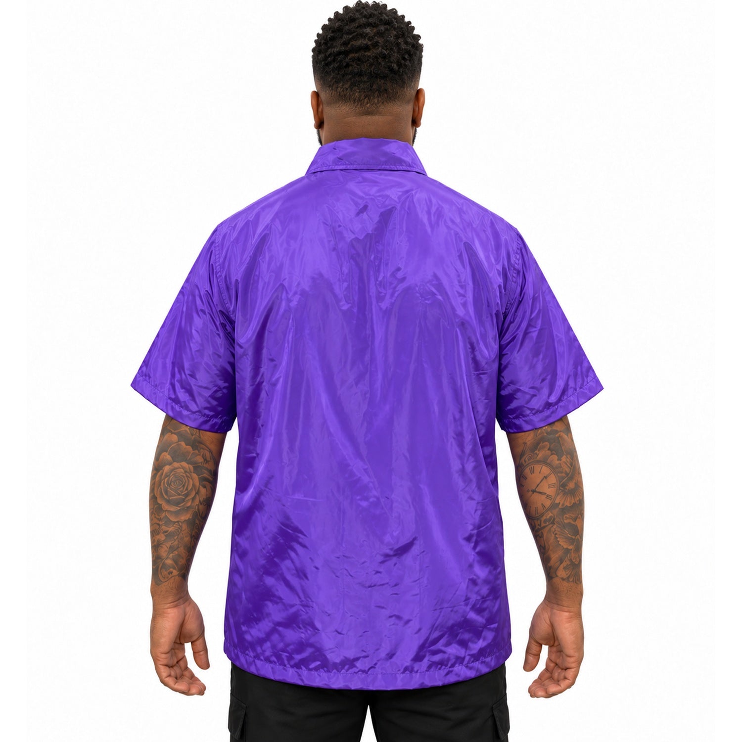 Gencuts Barber Jacket Purple for Men and Women