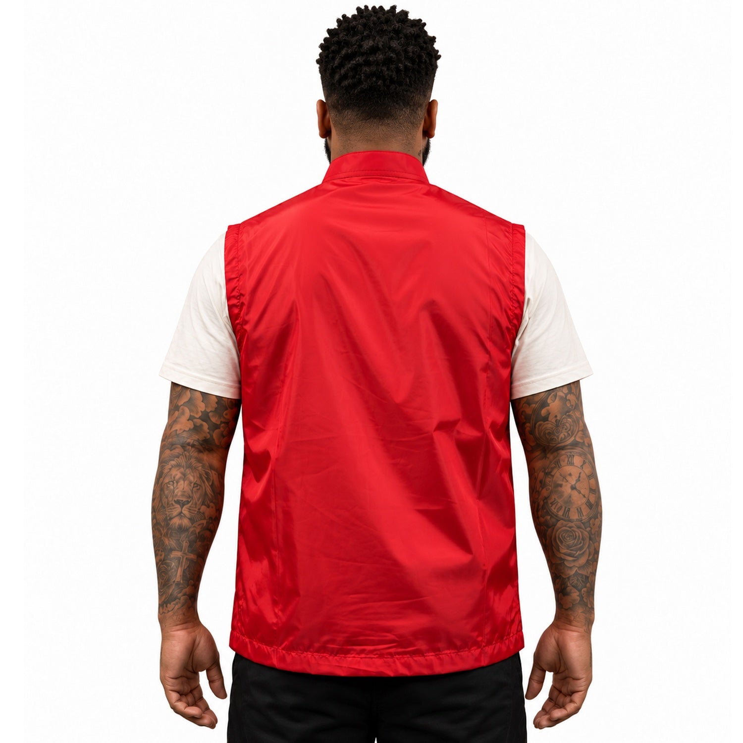 Gencuts Barber Jacket | Red Barber Vest for Men and Women