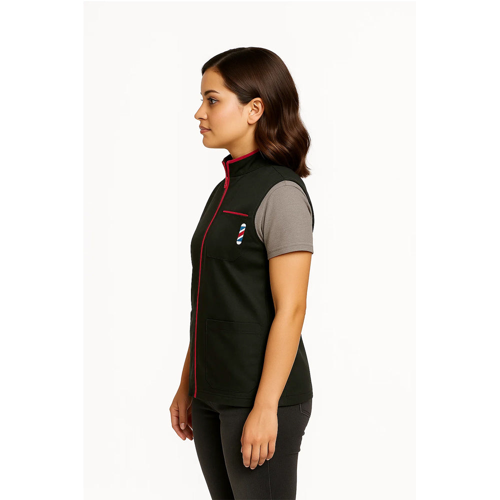 Gencuts Barber Jacket & Vest for Men and Women – Hairdresser Smock for Barbershop