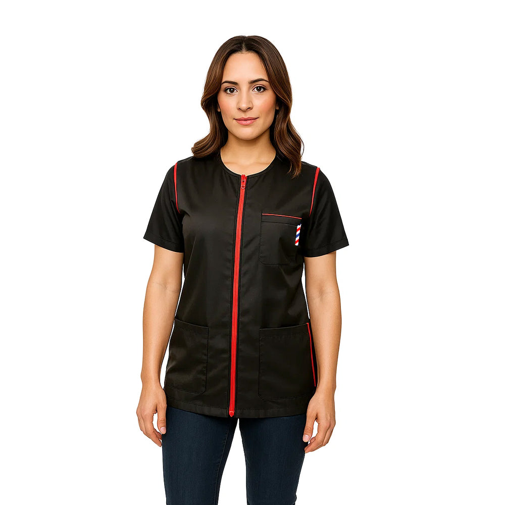 Gencuts Barber Jacket & Vest for Men and Women – Hairdresser Smock for Barbershop