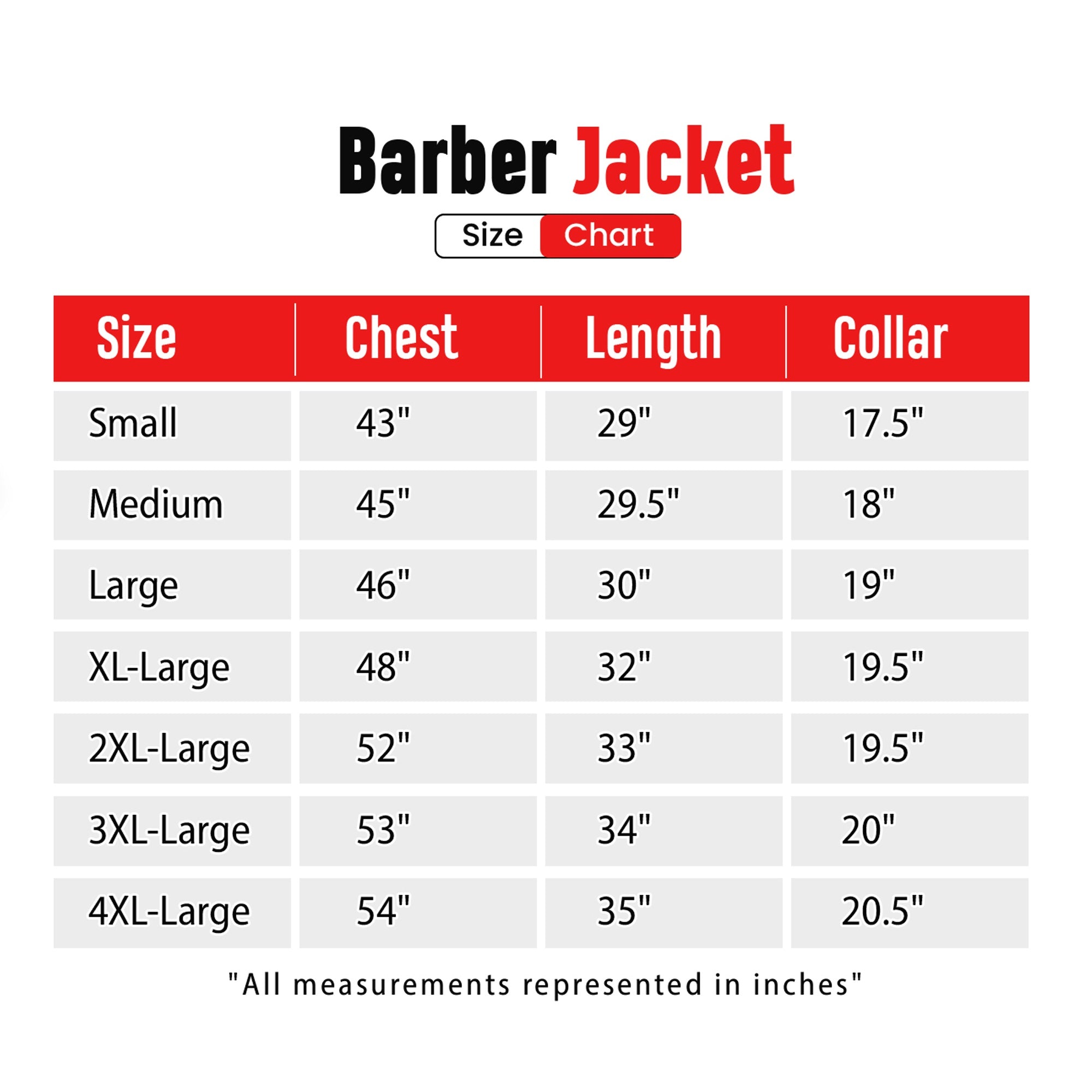 Black Barber Jacket with Red Zip Half Sleeves Barber Smock | Gencuts