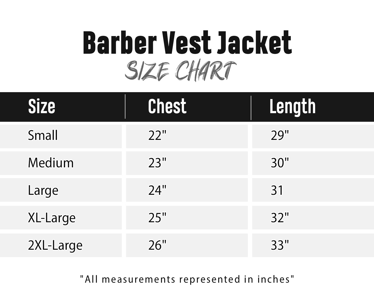 Gencuts Barber Jacket & Vest for Men and Women – Hairdresser Smock for Barbershop
