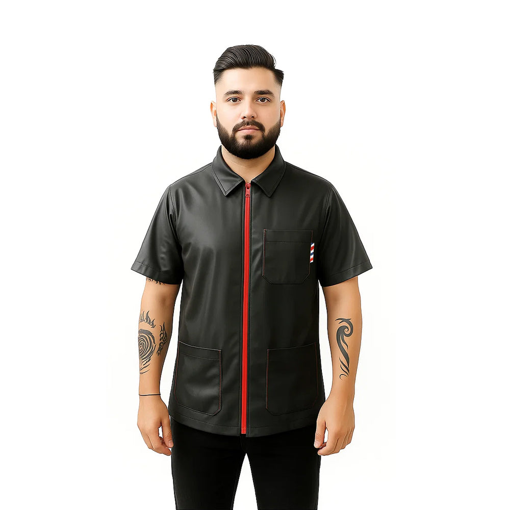 Gencuts Barber Jacket & Vest for Men and Women – Hairdresser Smock for Barbershop